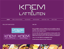 Tablet Screenshot of kremkaffebar.no
